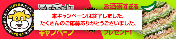 こてっちゃん Xキャンペーン
