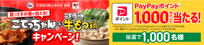 こてっちゃん&牛もつ鍋キャンペーン